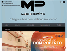 Tablet Screenshot of marcopiresimoveis.com.br